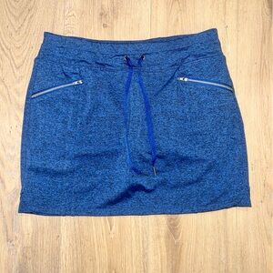 Tangerine Navy Blue Athletic Skirt